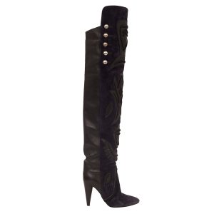 Bota Isabel Marant Preta e Azul Marinho TAM 36 BR