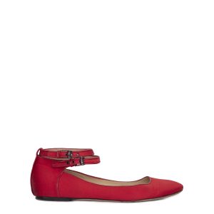 Sapatilha Charlotte Olympia Vermelha Cetim Tam 41