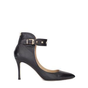Scarpin Valentino Preto Tornozelo Spike Tam 405