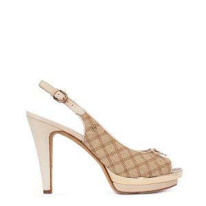Sapato Chanel Dourado Envelhecido Tam 40