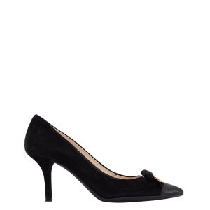 Scarpin Prada Camurça e Verniz Tam 36