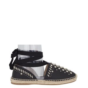 Espadrille Jimmy Choo Couro Preto Tam 39