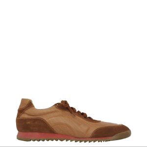 Tênis Salvatore Ferragamo Couro e Camurça Tam 10
