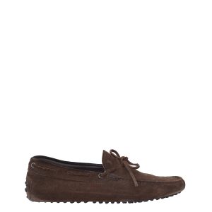 Mocassim Tods Suede Marrom Escuro Tam 9