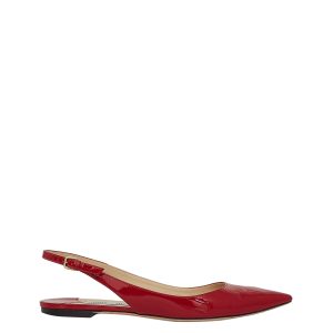Sapatilha Jimmy Choo Erin Flat Vermelho Tam 40
