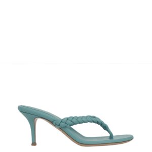 Sandália Gianvito Rossi Trançado Azul Tiffany Tam 39