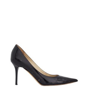 Scarpin Jimmy Choo Verniz Preto Tam 36