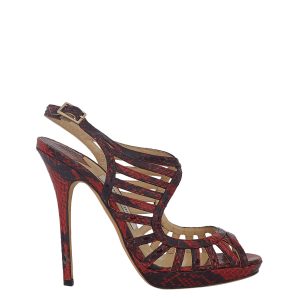 Sandália Jimmy Choo Couro Bicolor Tam 38