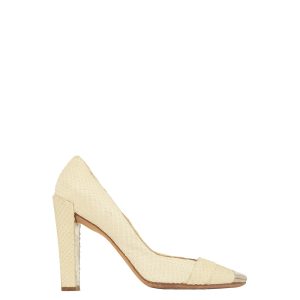 Sapato Christian Dior de Couro OffWhite Tam 38