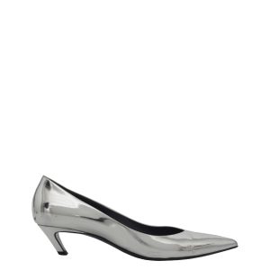 Scarpin Balenciaga Slash Prata Tam 40