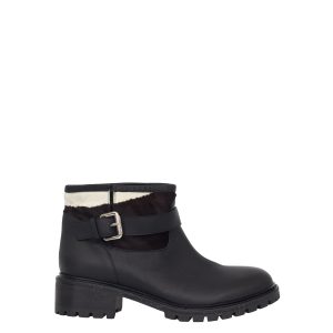 Bota Fendi Couro Preta Tam 375