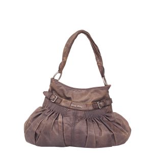 Bolsa Miu Miu Cinza