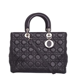Bolsa Christian Dior Lady Dior Preta