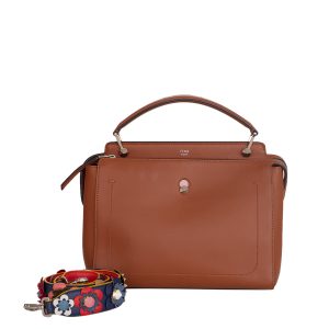 Bolsa Fendi DotCom Marrom