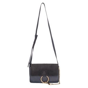 Bolsa Chloe Faye Azul Petróleo
