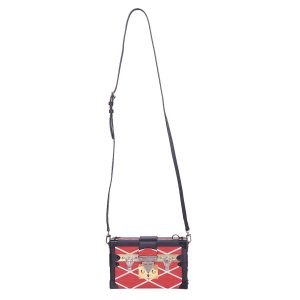 Bolsa Louis Vuitton Petit Male Vermelha e Preta