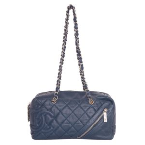 Bolsa Chanel Club Bowler Azul