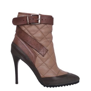 Bota Burberry de Salto Caramelo Tam 365 Br