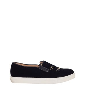 Tênis Charlotte Olympia Slip On Preto Tam 365 BR