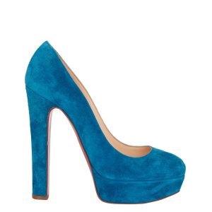 Sapato Christian Louboutin Azul Tam 36 Br