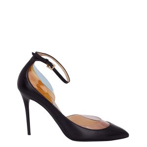 Scarpin Jimmy Choo Preto c Detalhe Transparente Tam 355 Br