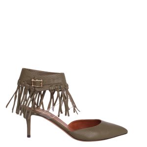 Scarpin Valentino Verde com Franjas Tam 39 Br