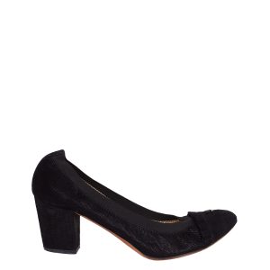 Sapato Chanel Preto c Elástico Tam 375 Br