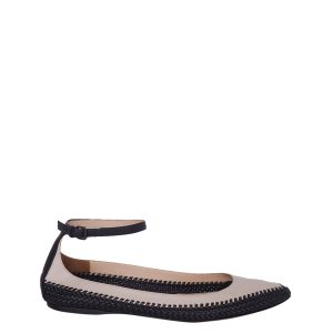 Sapato Bottega Veneta Preto e Off White Tam 375 BR