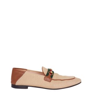 Mocassim Gucci Horsebit Raffia Tam 39 Br