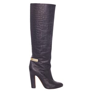 Bota Givenchy Croco Preta Tam 365 Br