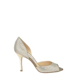 Sapato Peep Toe Jimmy Choo Prata Tam 39
