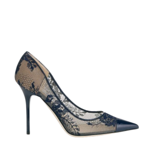 Scarpin Jimmy Choo Romy 100 Com Renda Preto Tam 39