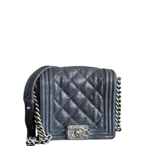 Bolsa Chanel Boy Preta Pequena