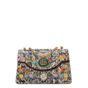 Bolsa Gucci Small Python Floral Médio