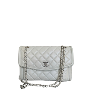 Bolsa Chanel Matêlasse Cinza