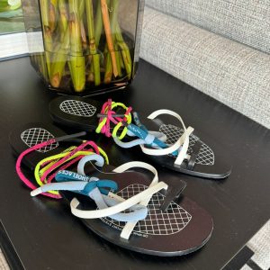 Rasteira Off White Preta Tam 39 Br