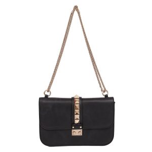 BOLSA VALENTINO GLAM LOCK PRETA