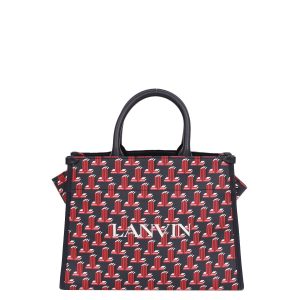 BOLSA LANVIN TOTE AZUL MONOGRAMA