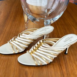 Sandalia Valentino Branca Tam 365 Br
