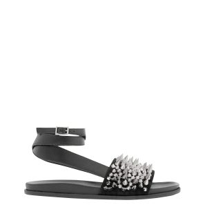 Slide Balmain Preta Spike Tam 40