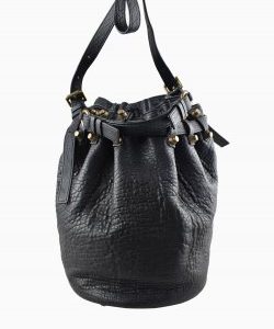 Bolsa Alexander Wang Diego Bucket Preta