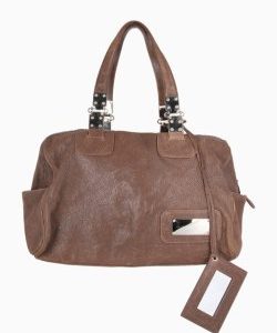 Bolsa Balenciaga Large Shopping Couro Marrom