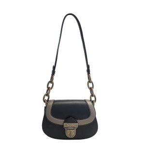 Bolsa Bottega Veneta The City Knot Preta Pequena