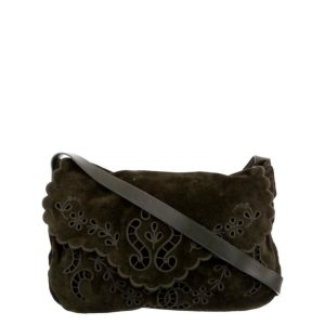 Bolsa Chanel Camurça Verde Musgo