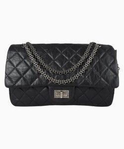 Bolsa Chanel 2.55 Reissue Quilted Jumbo Preta