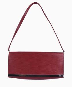 Bolsa Clutch Louis Vuitton Sevigne Epi Vermelha