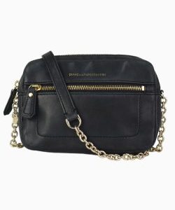 Bolsa Diane Von Furstenberg Preta com Correntes