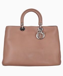 Bolsa Dior Diorissimo Tote Large Marrom Canela