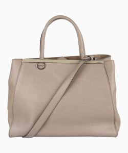 Bolsa Fendi 2Jours Média Cinza