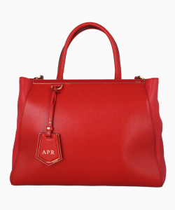 Bolsa Fendi 2Jours Medium Tote Vermelha